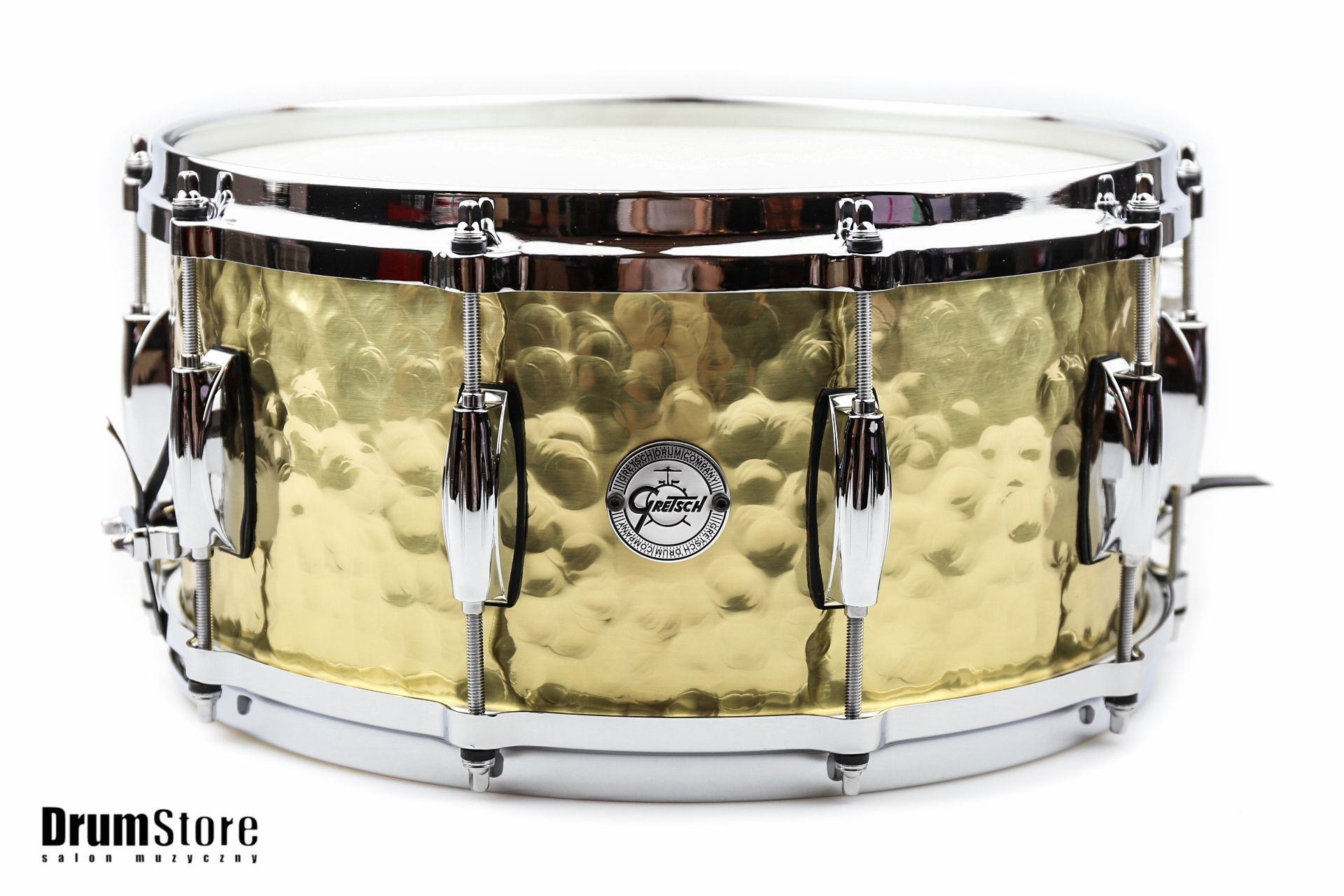 Gretsch Silver Series Hammered Brass snare drum - S1-6514-BRH 