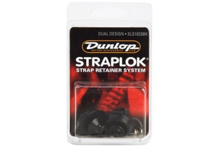 STRAPLOK® STRAP RETAINERS DUAL DESIGN - BLACK OXIDE - Dunlop